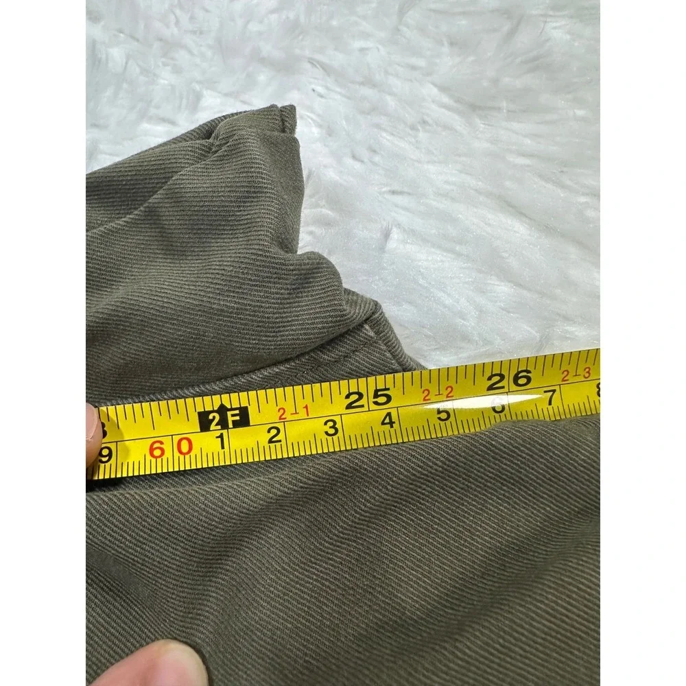 Alex Mill Men's‎ Cotton Olive Green Pleated Chino Pants Size 31